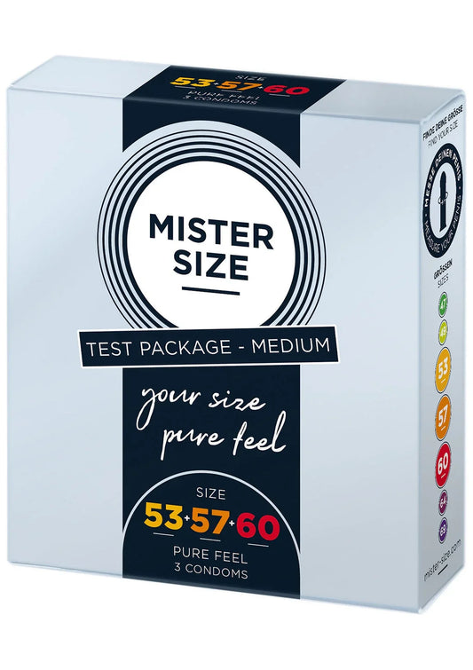 Condoms 53-57-60mm 3-pack by Mister Size