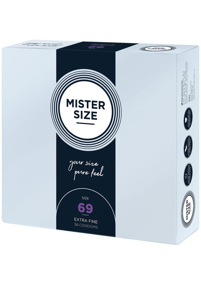 Bestel: MISTER SIZE 69mm Condoms 36pcs - bij Happytoys: de erotische sex webshop | liever Happy dan Easy ⭐⭐⭐⭐⭐ - Default Title - 97136 - NATUREL