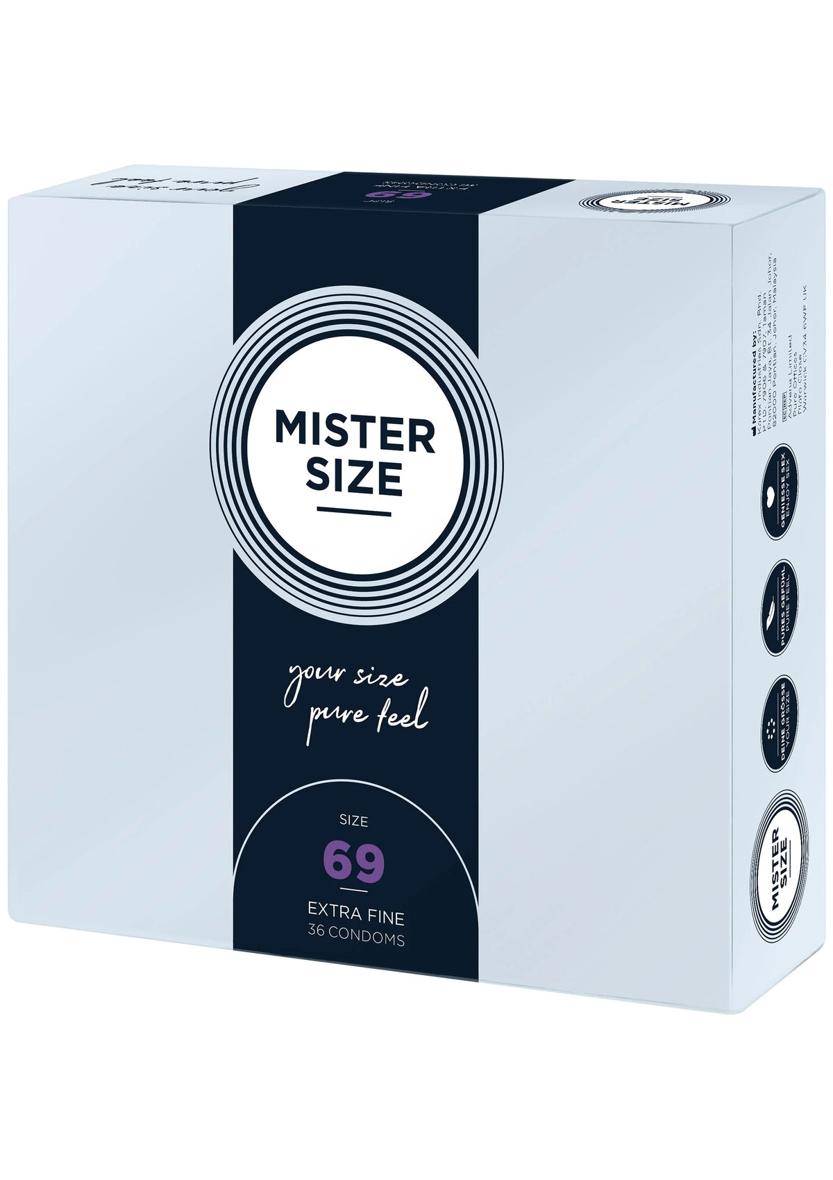 Bestel: MISTER SIZE 69mm Condoms 36pcs by Mr Size - condooms bij Happytoys.nl, happytoys.be, Happytoys.ae: erotische sex webshop | liever Happy dan Easy ⭐⭐⭐⭐⭐