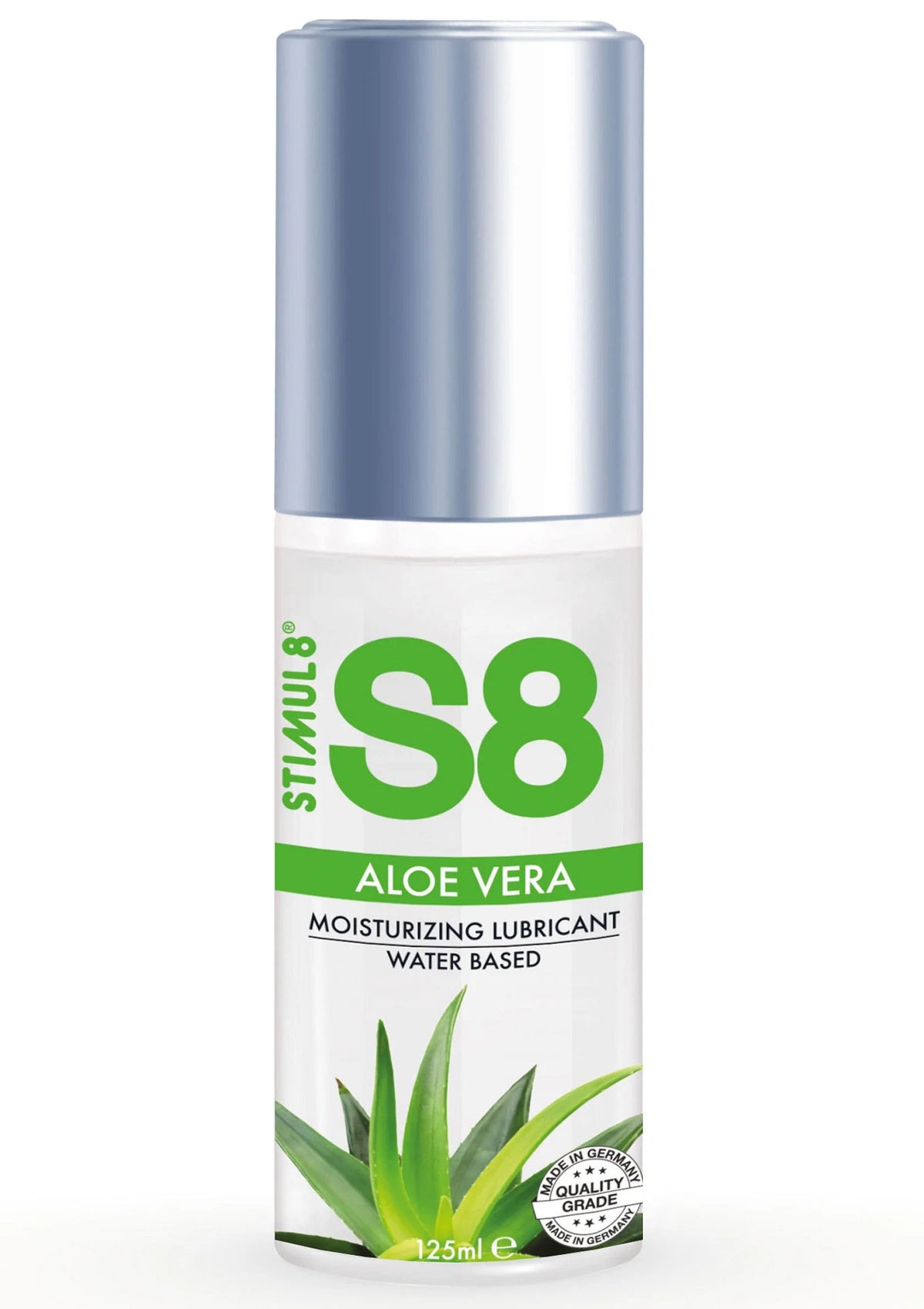 Beste vandaag nog: S8 Aloe Vera Lubricant 125 ml by Stimul8 S8 - bij Happytoys Sexshop: online sex shop for Feeling Happy & Easy 😊 - Aloe Vera - 97409 - ALOE - 125