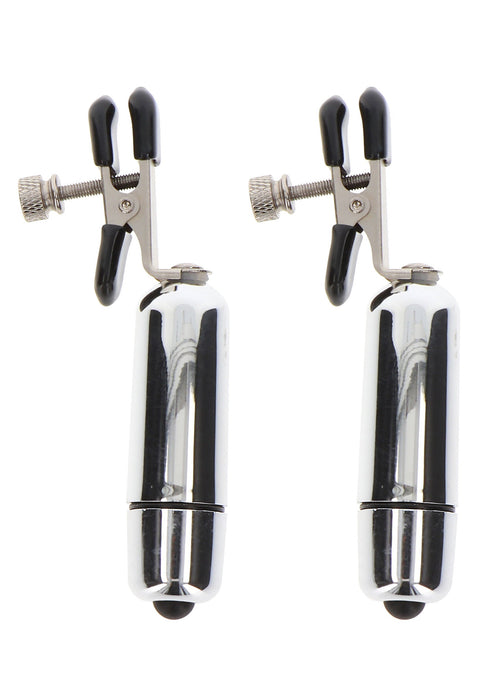 Adjustable Vibrating Clamps by Taboom Nipple Play