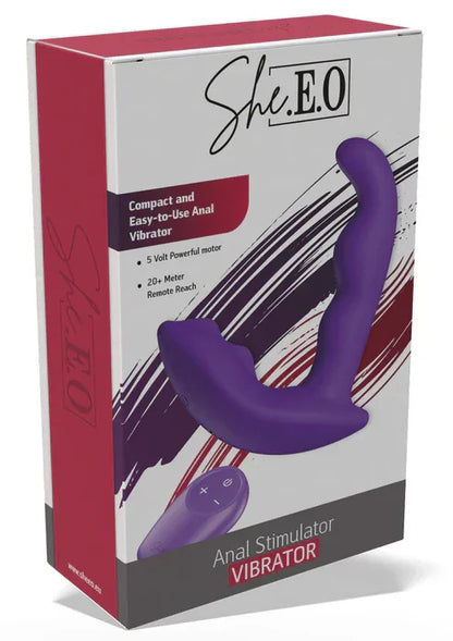 Anal Stimulator Vibrator by She.EO