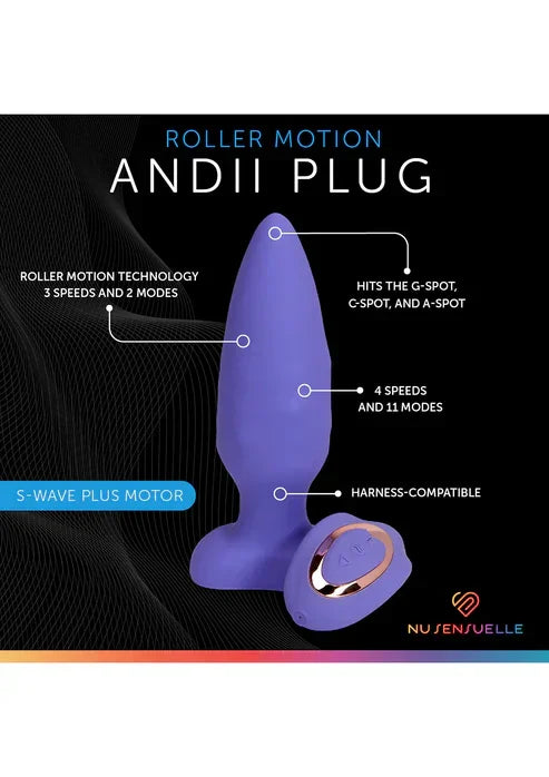 Andii Roller Motion Plug by Nu Sensuelle