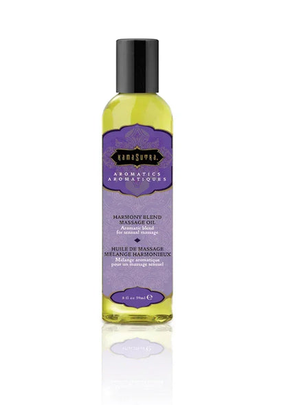 Bestel: Aromatic Massage Oil 59 ml - Harmony Blend - 59 ml by Kamastrutra - bij Happytoys: de erotische sex webshop | liever Happy dan Easy ⭐⭐⭐⭐⭐