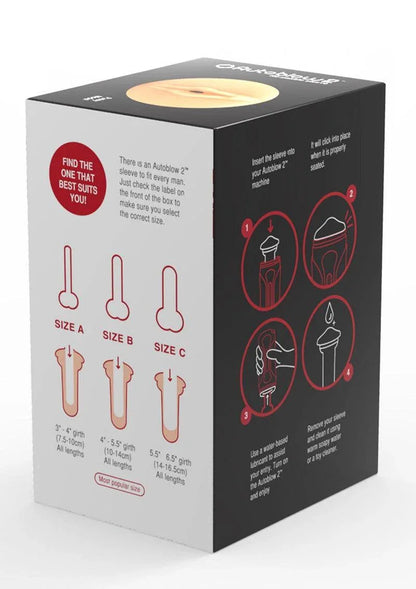 2+ Vagina Sleeve B by Autoblow - Happytoys Sexshop: online sex shop for Feeling Happy & Easy 😊 - Discreet geleverd