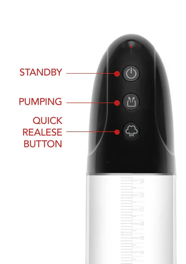 Automatic Penis Pump by Hidden Desire - Happytoys Sexshop: Toys for Feeling Happy & Easy 😊 - Discreet geleverd