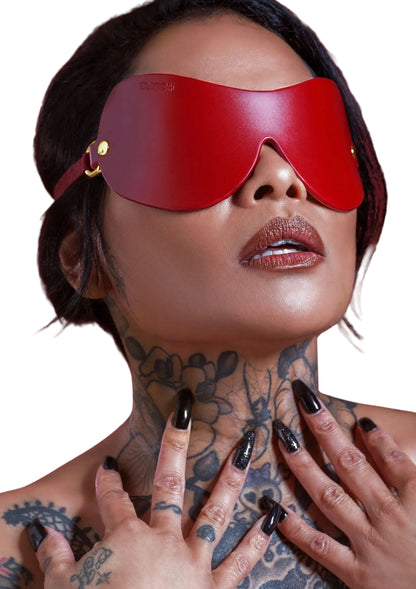 Bestel: Avantgarde Blindfold - bij Happytoys: de erotische sex webshop | liever Happy dan Easy ⭐⭐⭐⭐⭐ - Default Title - 17158 - RED