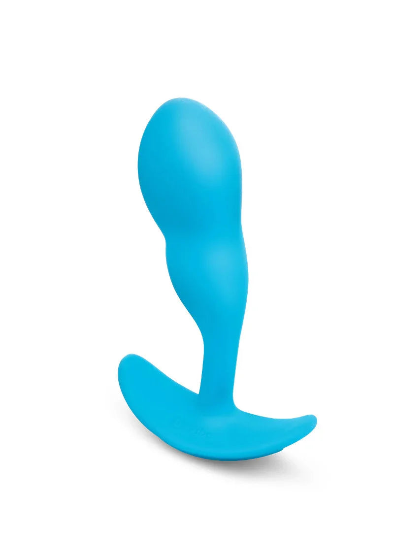 Remote Control P-Spot Snug Plug 95g by B-Vibe - Happytoys Sexshop: Toys for Feeling Happy & Easy 😊 - Discreet geleverd