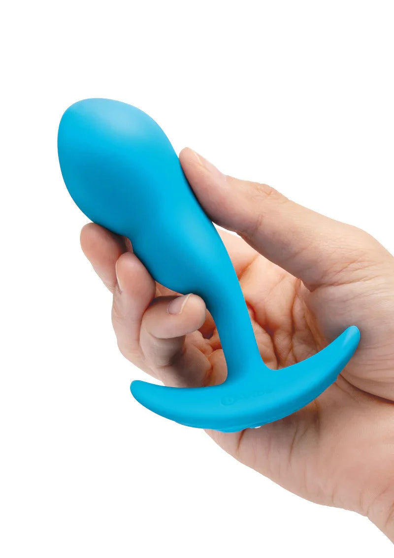 Remote Control P-Spot Snug Plug 95g by B-Vibe - Happytoys Sexshop: Toys for Feeling Happy & Easy 😊 - Discreet geleverd