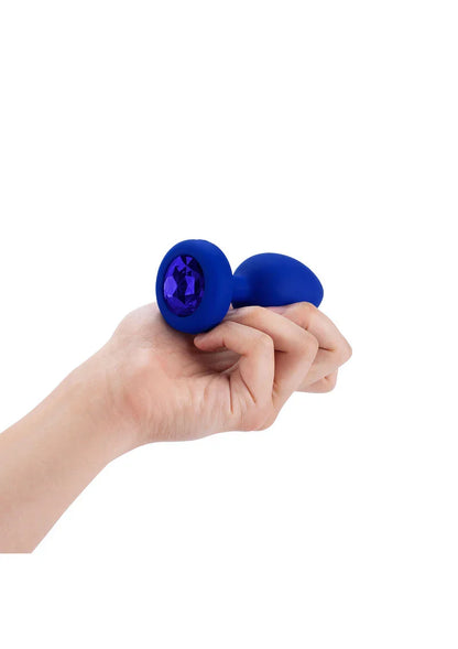 ♂ ♀ B-Vibe Vibrating Jewel Plug L/XL - Happytoys Sexshop: Toys for Feeling Happy & Easy 😊 - Discreet geleverd