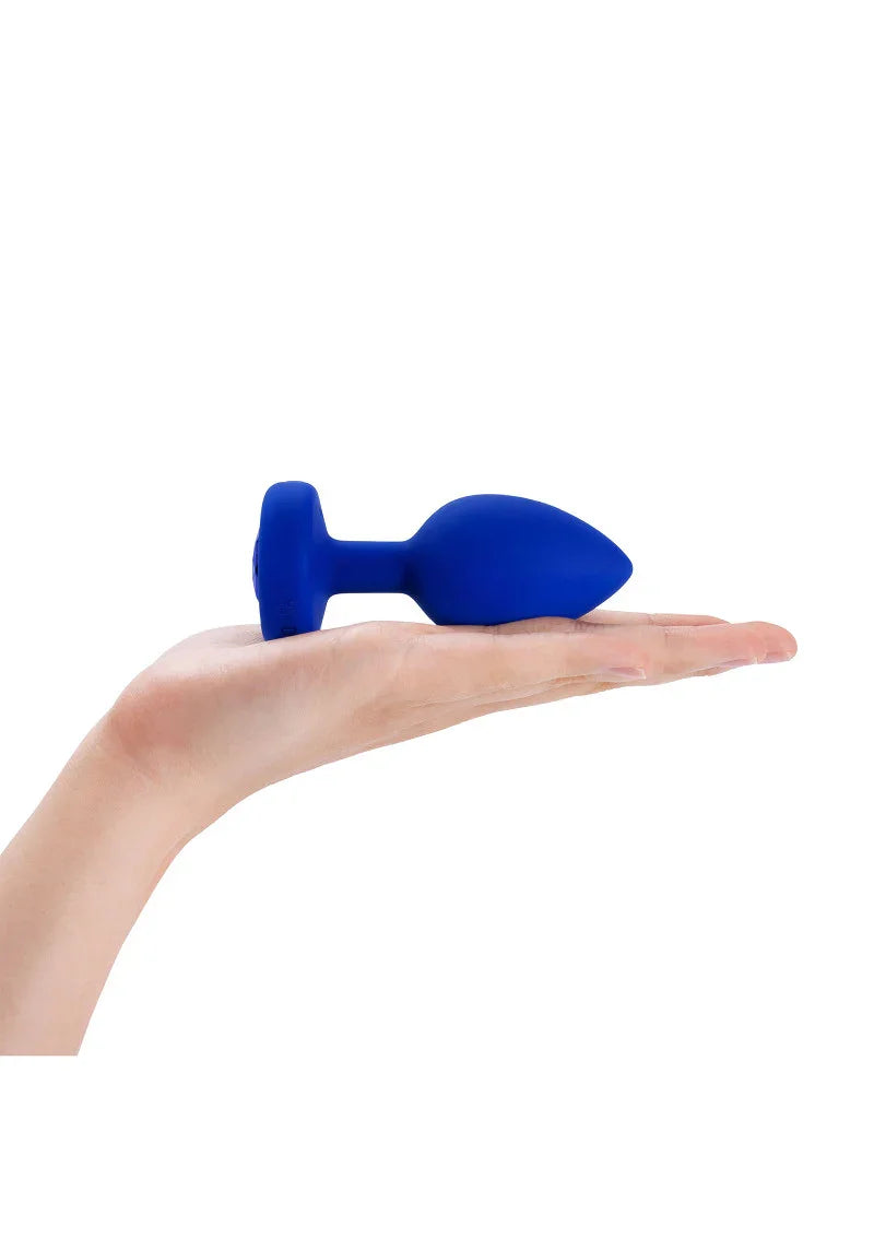 ♂ ♀ B-Vibe Vibrating Jewel Plug L/XL - Happytoys Sexshop: Toys for Feeling Happy & Easy 😊 - Discreet geleverd