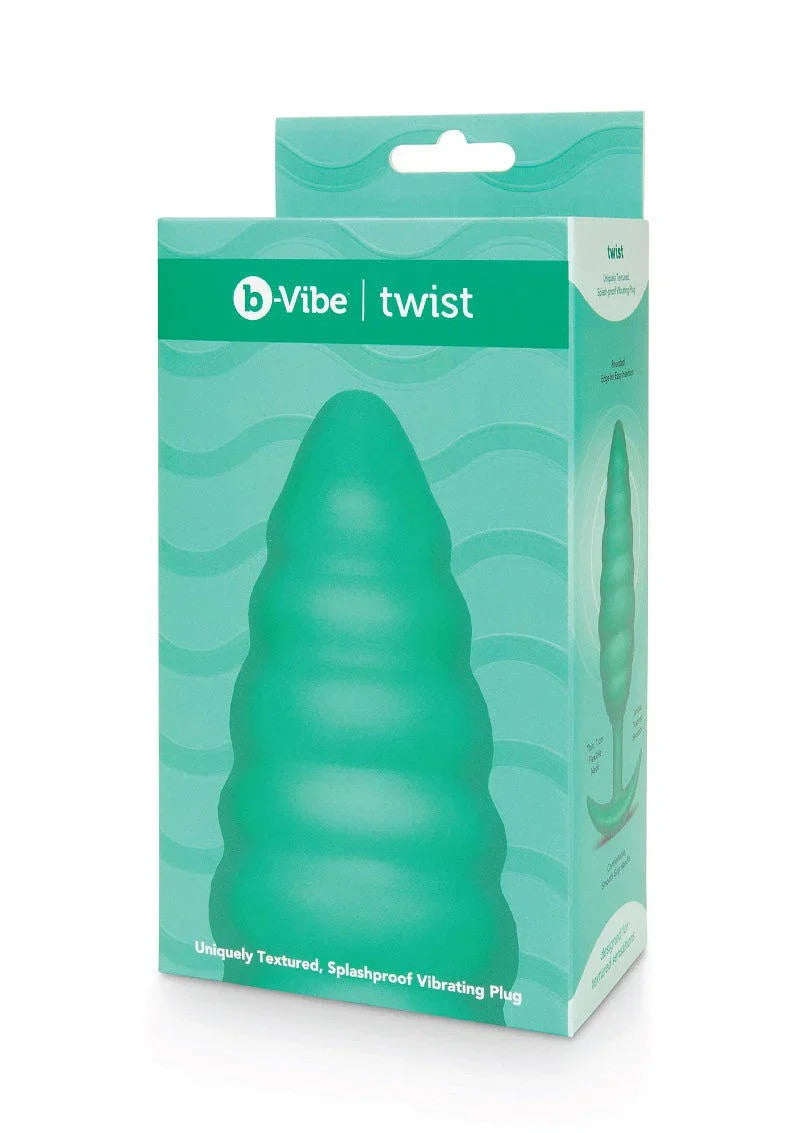 Twist Texture Plug by B-Vibe - Happytoys Sexshop: Toys for Feeling Happy & Easy 😊 - Discreet geleverd