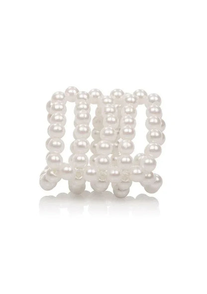 Basic Essentials Pearl Stroker Beads 1.5'/3.75 cm by CalExotics - Happytoys Sexshop: Toys for Feeling Happy & Easy 😊 - Discreet geleverd