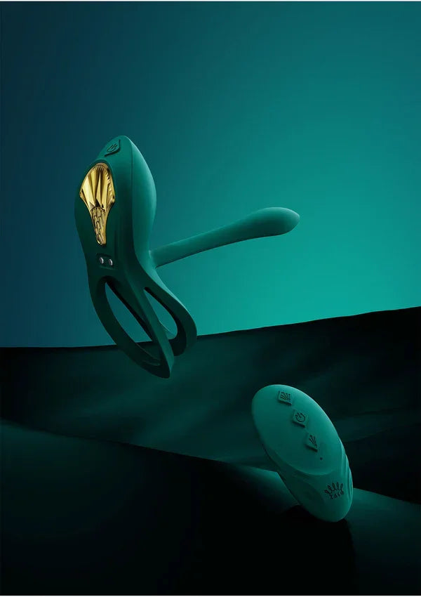 Bayek - Cockring Vibrator with remote control by Zalo - Happytoys Sexshop: Toys for Feeling Happy & Easy 😊 - Discreet geleverd