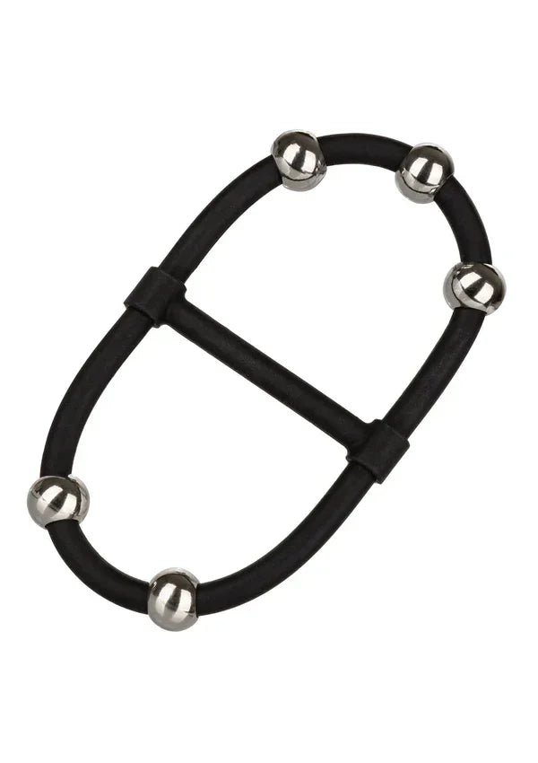 Beaded Dual Silicone Maximizer by CalExotics - Happytoys Sexshop: Toys for Feeling Happy & Easy 😊 - Discreet geleverd