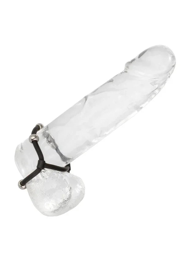 Beaded Dual Silicone Maximizer by CalExotics - Happytoys Sexshop: Toys for Feeling Happy & Easy 😊 - Discreet geleverd