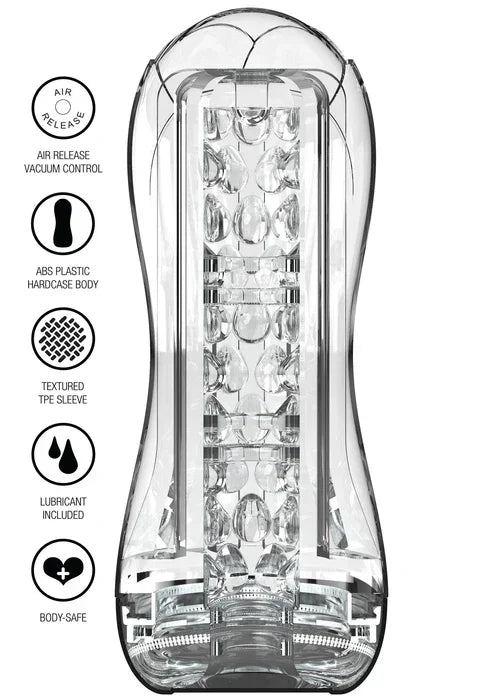 Big Clear Blast Vacuum Stroker by ToyJoy - Happytoys Sexshop: Toys for Feeling Happy & Easy 😊 - Discreet geleverd