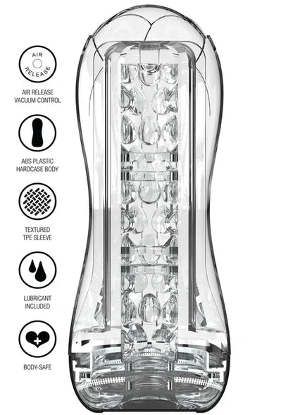 Big Clear Blast Vacuum Stroker by ToyJoy - Happytoys Sexshop: Toys for Feeling Happy & Easy 😊 - Discreet geleverd