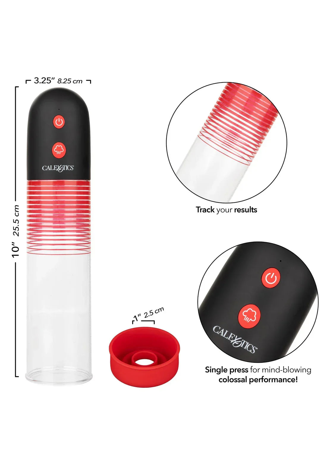 Big Man’s Rechargeable EZ Pump by CalExotics - Happytoys Sexshop: Toys for Feeling Happy & Easy 😊 - Discreet geleverd