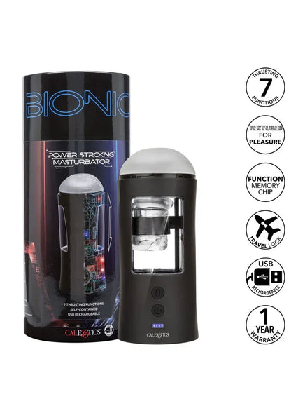 Bionic Stroking Masturbator by CalExotics - Happytoys Sexshop: Toys for Feeling Happy & Easy 😊 - Discreet geleverd