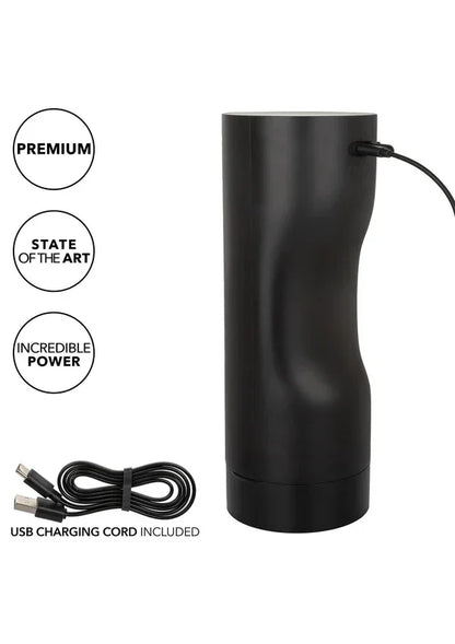 Bionic Sucking and Vibrating Masturbator by CalExotics - Happytoys Sexshop: Toys for Feeling Happy & Easy 😊 - Discreet geleverd