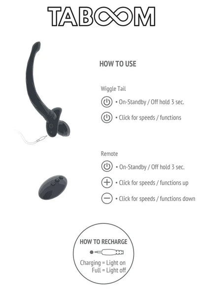 Taboom Bondage Essentials Puppy Play Wackelschwanz