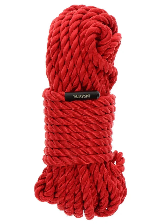 Bondage Rope 10 Meter 7 mm Red by Taboom - Happytoys Sexshop: Toys for Feeling Happy & Easy 😊 - Discreet geleverd
