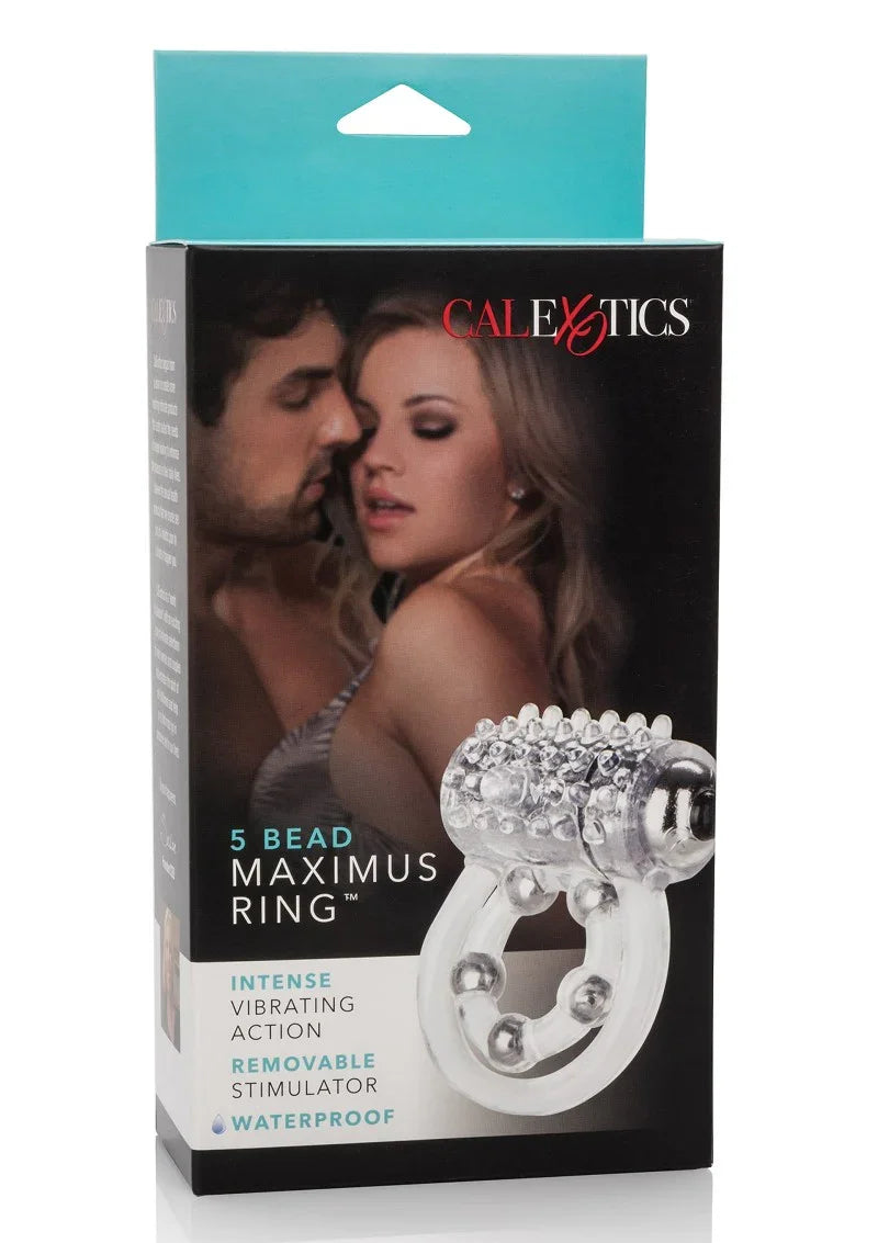 CalExotics 5 Bead Maximus Ring - Happytoys Sexshop: Toys for Feeling Happy & Easy 😊 - Discreet geleverd