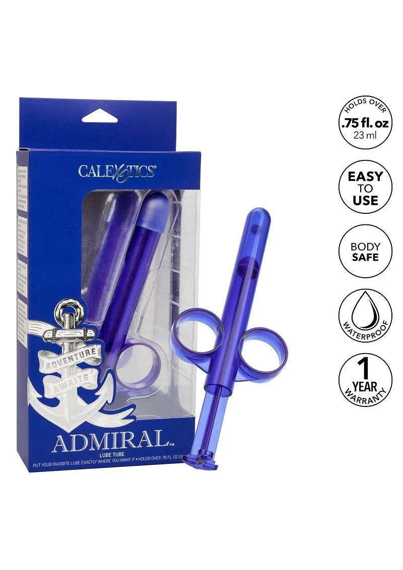 Admiral Lube Tube Glijmiddel Applicator by CalExotics - Happytoys Sexshop: Toys for Feeling Happy & Easy 😊 - Discreet geleverd