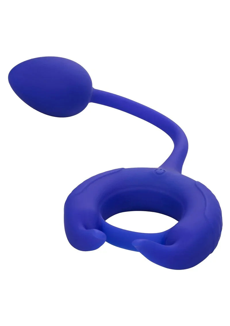Admiral Plug and Play Weighted Cock Ring by CalExotics - Happytoys Sexshop: Toys for Feeling Happy & Easy 😊 - Discreet geleverd