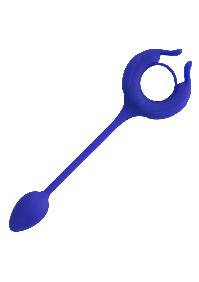 Admiral Plug and Play Weighted Cock Ring by CalExotics - Happytoys Sexshop: Toys for Feeling Happy & Easy 😊 - Discreet geleverd