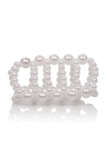 Basic Essentials Pearl Stroker Beads 2.75'/7 cm by Calexotics - Happytoys Sexshop: Toys for Feeling Happy & Easy 😊 - Discreet geleverd