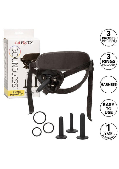 ♀ CalExotics Boundless Silicone Pegging Kit - Happytoys Sexshop: Toys for Feeling Happy & Easy 😊 - Discreet geleverd