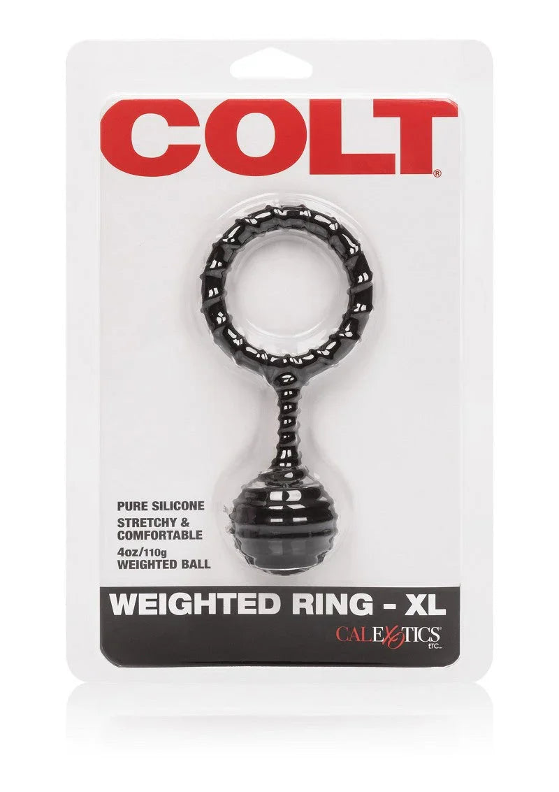 COLT Weighted Ring XL Cockring by CalExotics - Happytoys Sexshop: Toys for Feeling Happy & Easy 😊 - Discreet geleverd