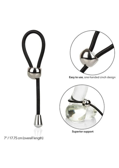 ♂ CalExotics E-Z Cinch Silicone Lasso Cockring - Happytoys Sexshop: Toys for Feeling Happy & Easy 😊 - Discreet geleverd