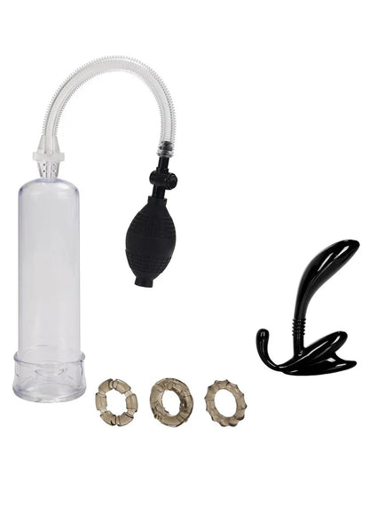 His Essential Pump Kit Penis Pomp by CalExotics - Happytoys Sexshop: Toys for Feeling Happy & Easy 😊 - Discreet geleverd