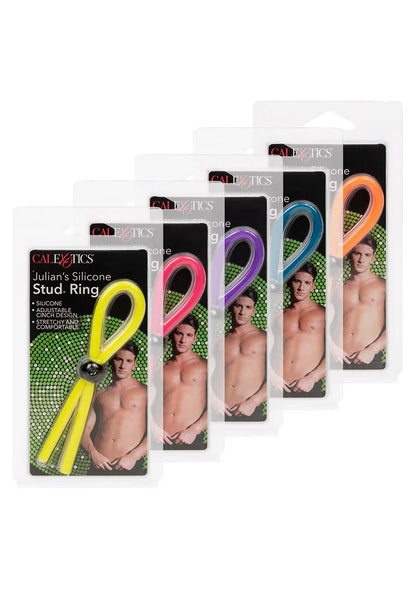 CalExotics Julian’s Silicone Stud Ring - Happytoys Sexshop: Toys for Feeling Happy & Easy 😊 - Discreet geleverd
