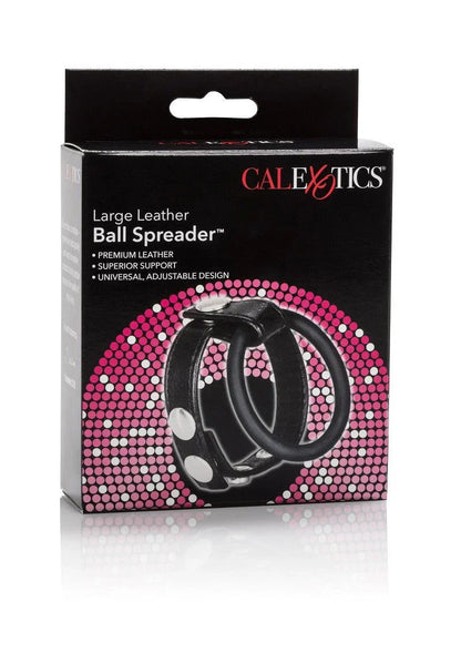 CalExotics Large Leather Ball Spreader - Happytoys Sexshop: Toys for Feeling Happy & Easy 😊 - Discreet geleverd