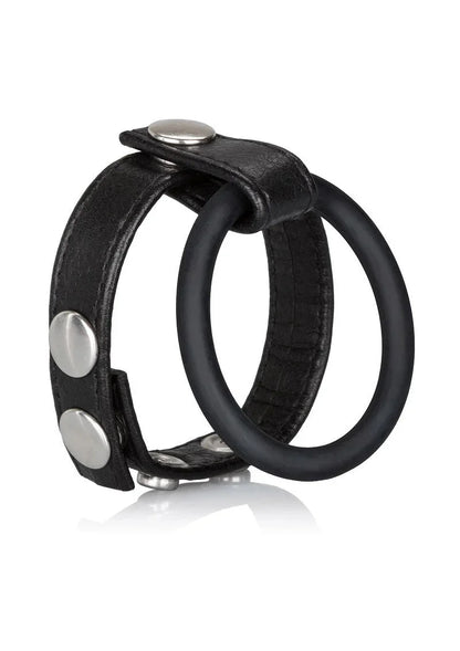 CalExotics Large Leather Ball Spreader - Happytoys Sexshop: Toys for Feeling Happy & Easy 😊 - Discreet geleverd