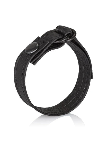 Leather Cinch Cockring by CalExotics - Happytoys Sexshop: Toys for Feeling Happy & Easy 😊 - Discreet geleverd