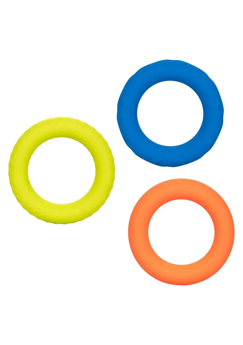 ♂ CalExotics Link Up Ultra-Soft Climax Set cockring - Happytoys Sexshop: Toys for Feeling Happy & Easy 😊 - Discreet geleverd