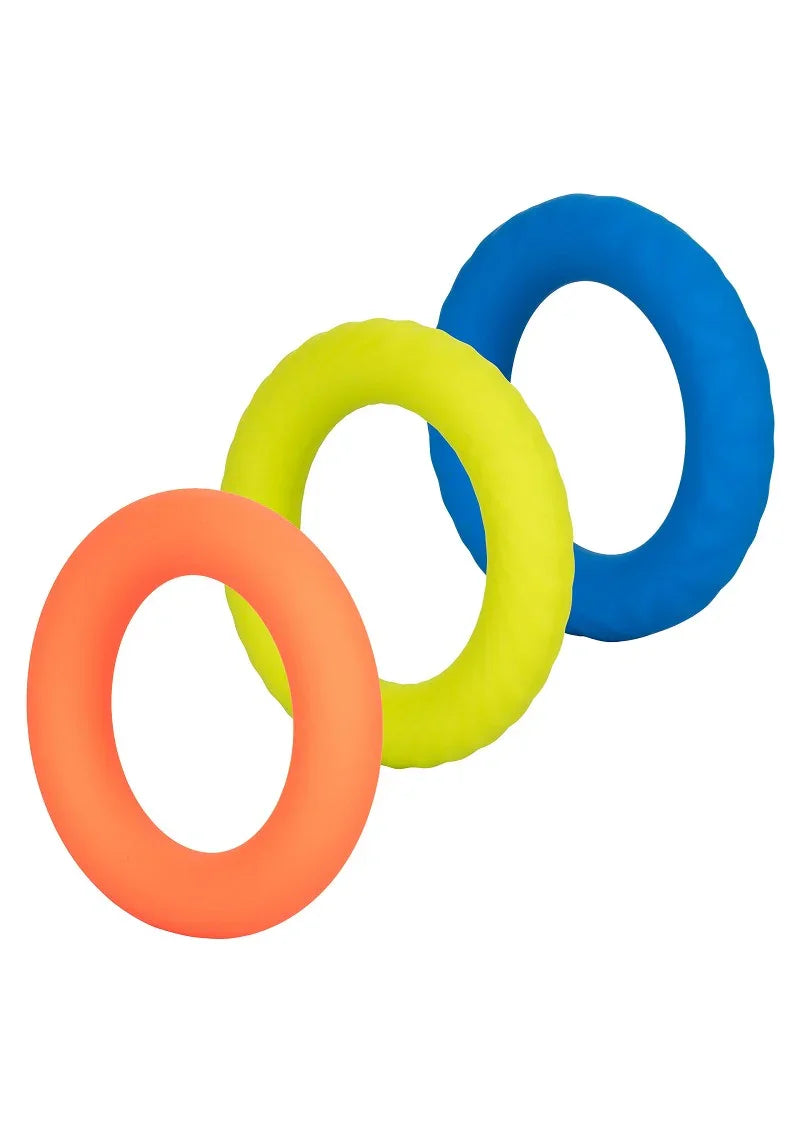 ♂ CalExotics Link Up Ultra-Soft Climax Set cockring - Happytoys Sexshop: Toys for Feeling Happy & Easy 😊 - Discreet geleverd