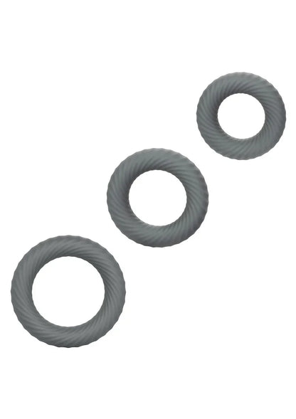 ♂ CalExotics Link Up Ultra-Soft Ultimate Set Cockring - Happytoys Sexshop: Toys for Feeling Happy & Easy 😊 - Discreet geleverd