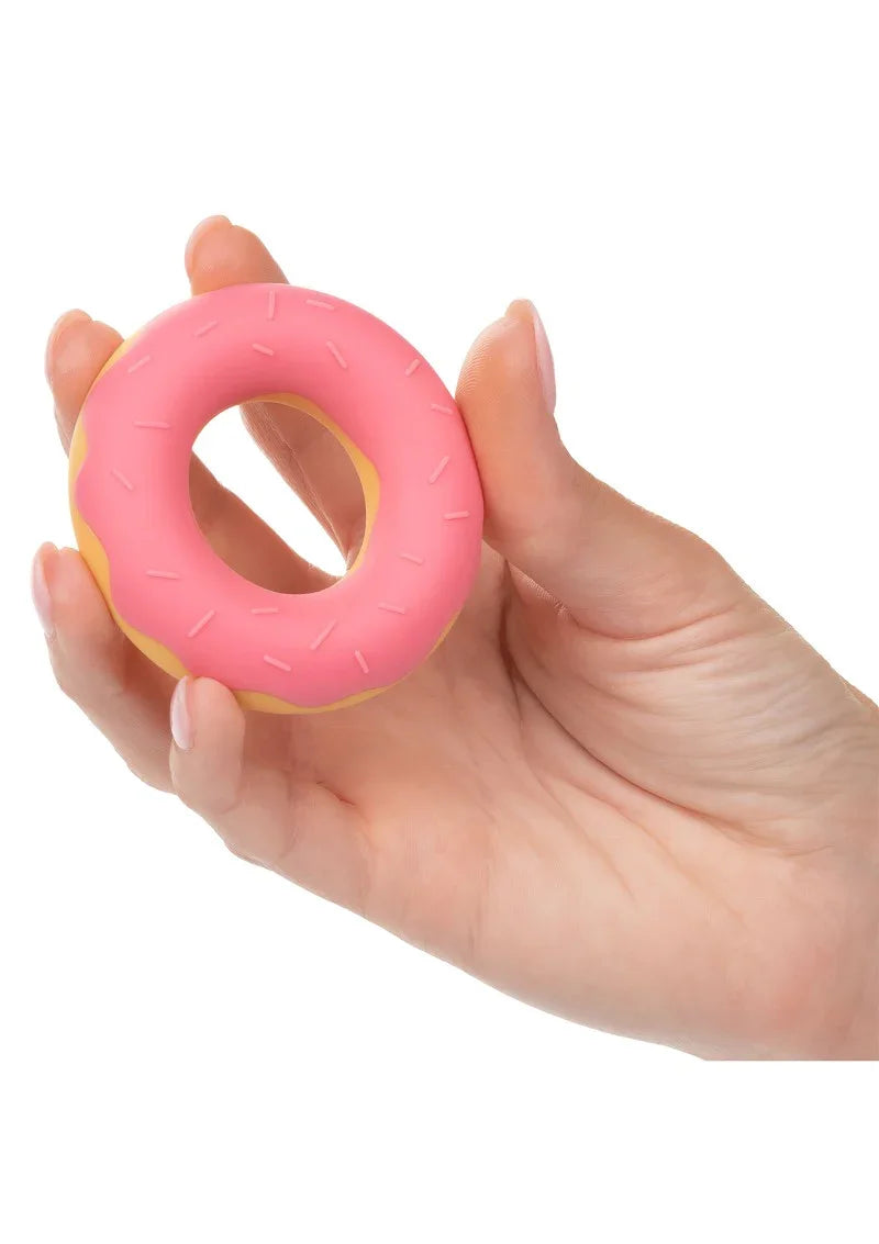 Naughty Bits Dickin’ Donuts Silicone Donut Cock RIng by CalExotics - Happytoys Sexshop: Toys for Feeling Happy & Easy 😊 - Discreet geleverd