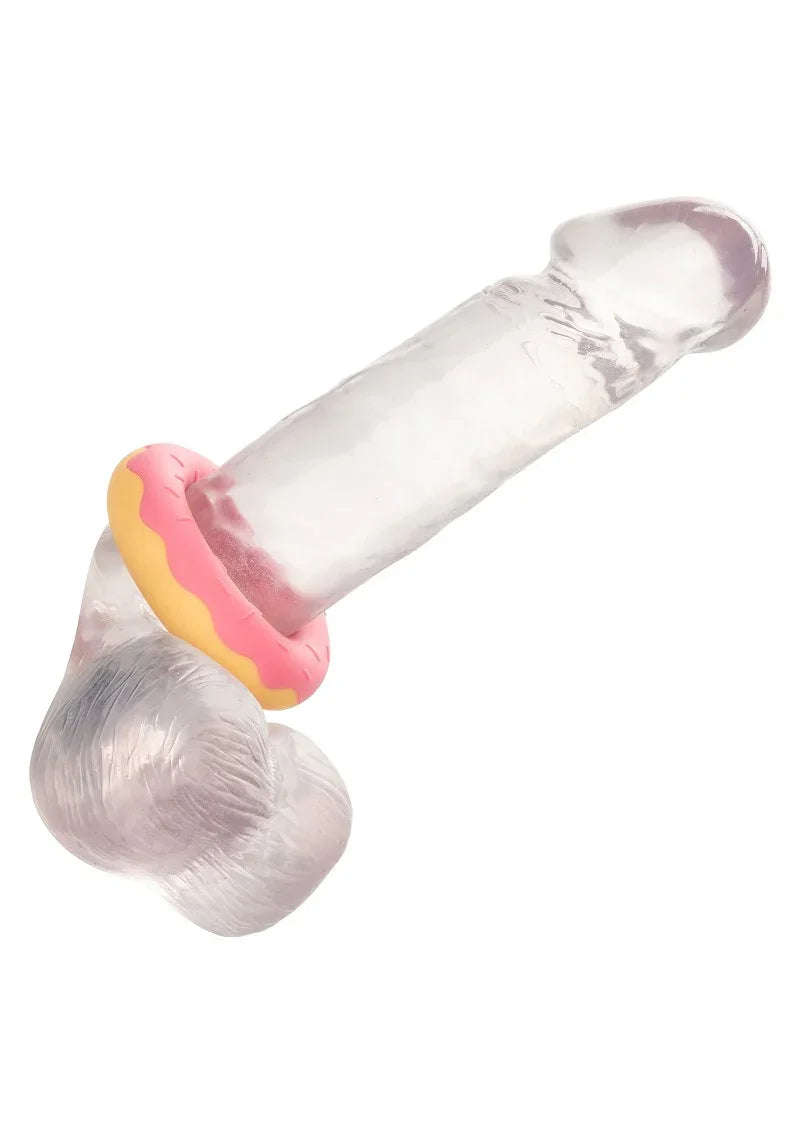 Naughty Bits Dickin’ Donuts Silicone Donut Cock RIng by CalExotics - Happytoys Sexshop: Toys for Feeling Happy & Easy 😊 - Discreet geleverd