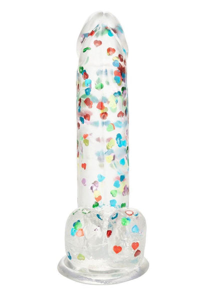 Naughty Bits I Love Dick Heart-filled Dong by CalExotics - Happytoys Sexshop: Toys for Feeling Happy & Easy 😊 - Discreet geleverd