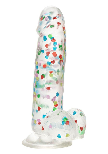Naughty Bits I Love Dick Heart-filled Dong by CalExotics - Happytoys Sexshop: Toys for Feeling Happy & Easy 😊 - Discreet geleverd