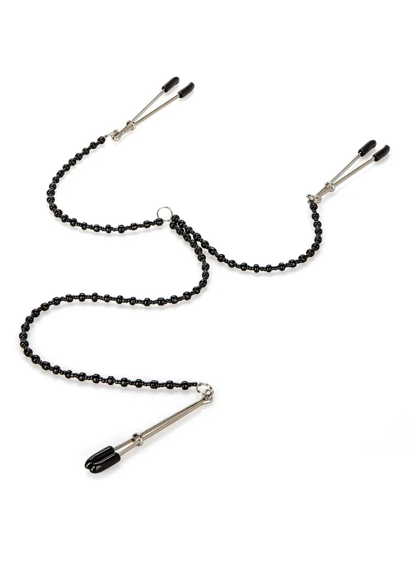 CalExotics Nipple Play Tweezer Intimate Clamps Tepel en clitoris klem - Happytoys Sexshop: Toys for Feeling Happy & Easy 😊 - Discreet geleverd