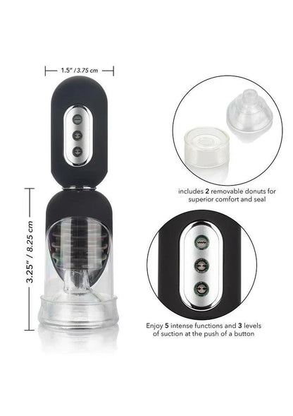 Optimum Series Get Hard Head Pump Set by CalExotics - Happytoys Sexshop: Toys for Feeling Happy & Easy 😊 - Discreet geleverd