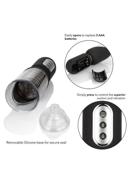 Optimum Series Get Hard Head Pump Set by CalExotics - Happytoys Sexshop: Toys for Feeling Happy & Easy 😊 - Discreet geleverd